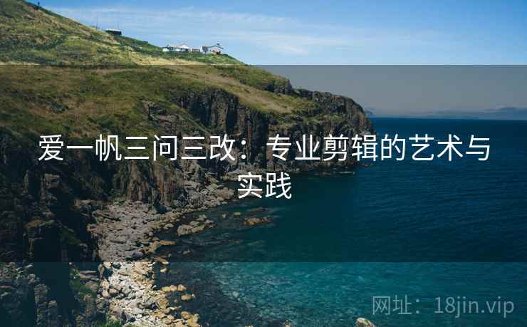 爱一帆三问三改:专业剪辑的艺术与实践 爱一帆三问三改:专业剪辑的艺术与实践