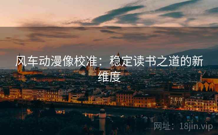 风车动漫像校准:稳定读书之道的新维度 风车动漫像校准:稳定读书之道的新维度